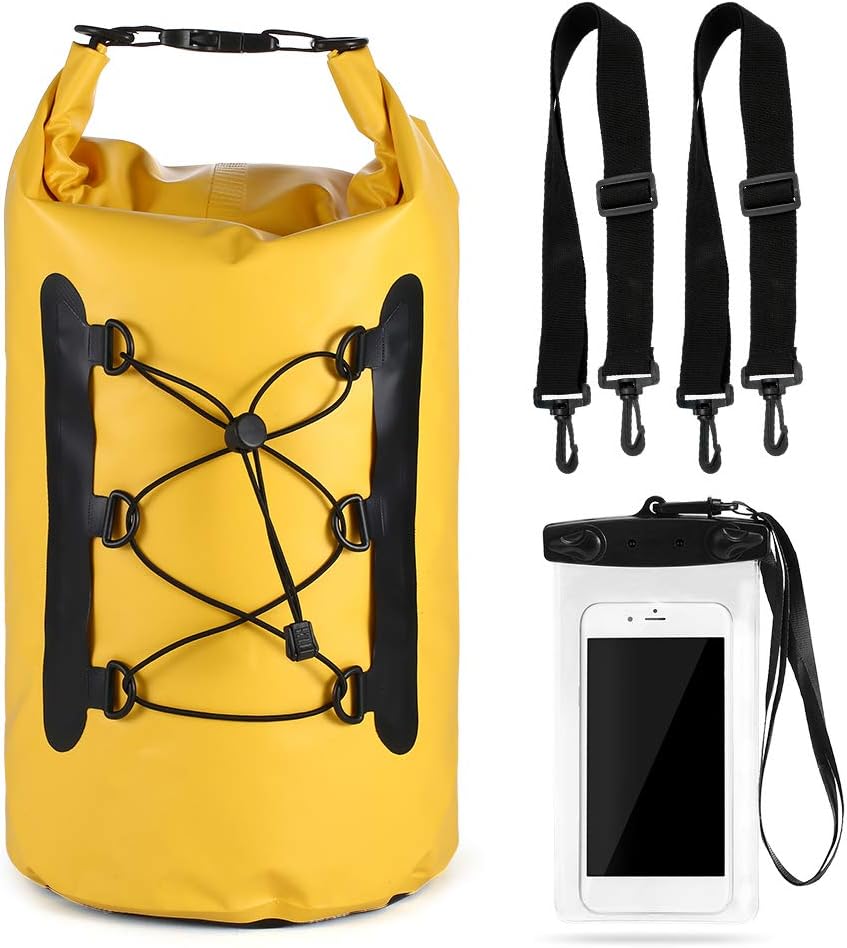 Irfora ドライバッグ 防水バッグ プールバッグ 15l スマホ用 防水ケース付き大容量 防災バッグ アウトドア用 収納バック 旅行袋 大容量 軽量 ビーチ 防水リュック 防水ポーチ付 収納袋 海水浴 防水 賜物 海 Irfora ドライバッグ 防水バッグ プールバッグ 15l スマホ用 防水ケース付き大容量 防災バッグ アウトドア用 収納バック 旅行袋 大容量 軽量 ビーチ 防水リュック 防水ポーチ付 収納袋 海水浴 防水 賜物 海