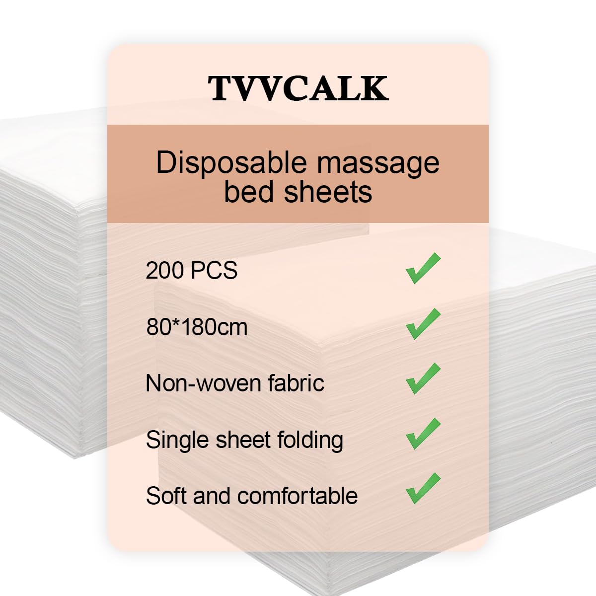 200PCS Einweg Bettlaken, 100 x 200 cm Einweg massageliegen Auflage, Atmungsaktive Einmal Liegenauflagen für Massageliegen Spa