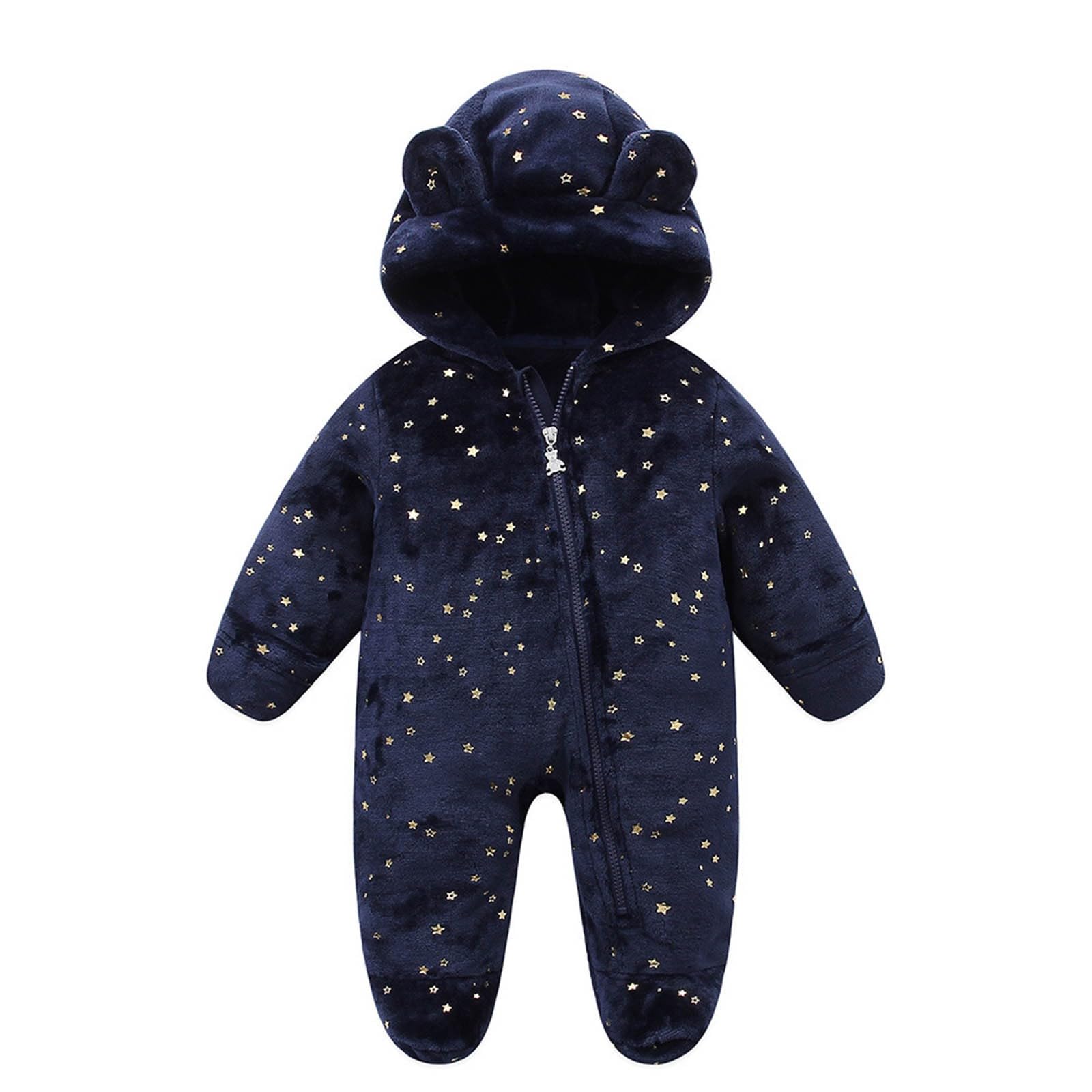 Combinaison de neige bébé anti-froid 3-6 mois avec fermeture éclair