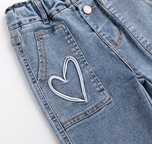 Jeans para niñas con pierna larga Kidscool Space de 2 a 7 años 5