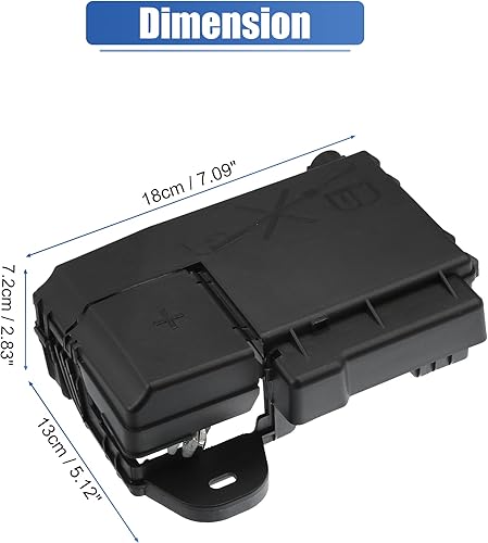 Miniatura 7 de X AUTOHAUX Bloque de fusibles del compartimento del motor para Chevrolet Cruze 2011-2016 para Chevrolet Orlando 2012-2014 Caja de fusibles Terminal