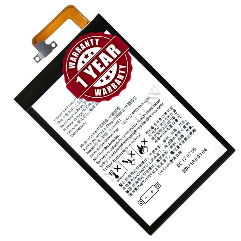 Image of Original TLP034E1 Battery Compatible for BlackBerry Keyone (BBB100-1, BBB100-2, BBB100-3, BBB100-4, BBB100-5, BBB100-7) - (3505mAh) - 1 Year Warranty BC46
