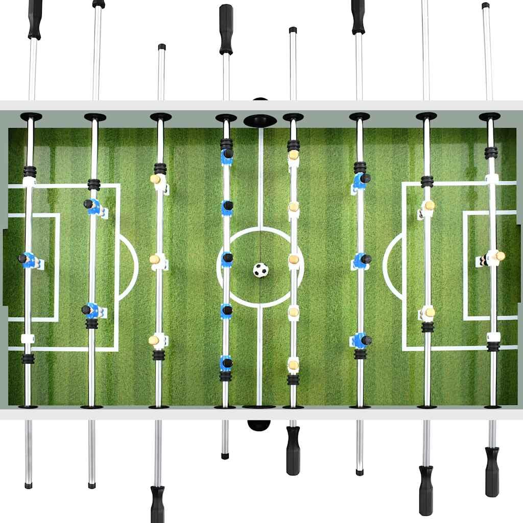 Calcetto con aste cave da 15,8 mm, 140 x 74,5 x 87,5 cm, per adulti e bambini, stabile tavolo da gioco in MDF e acciaio