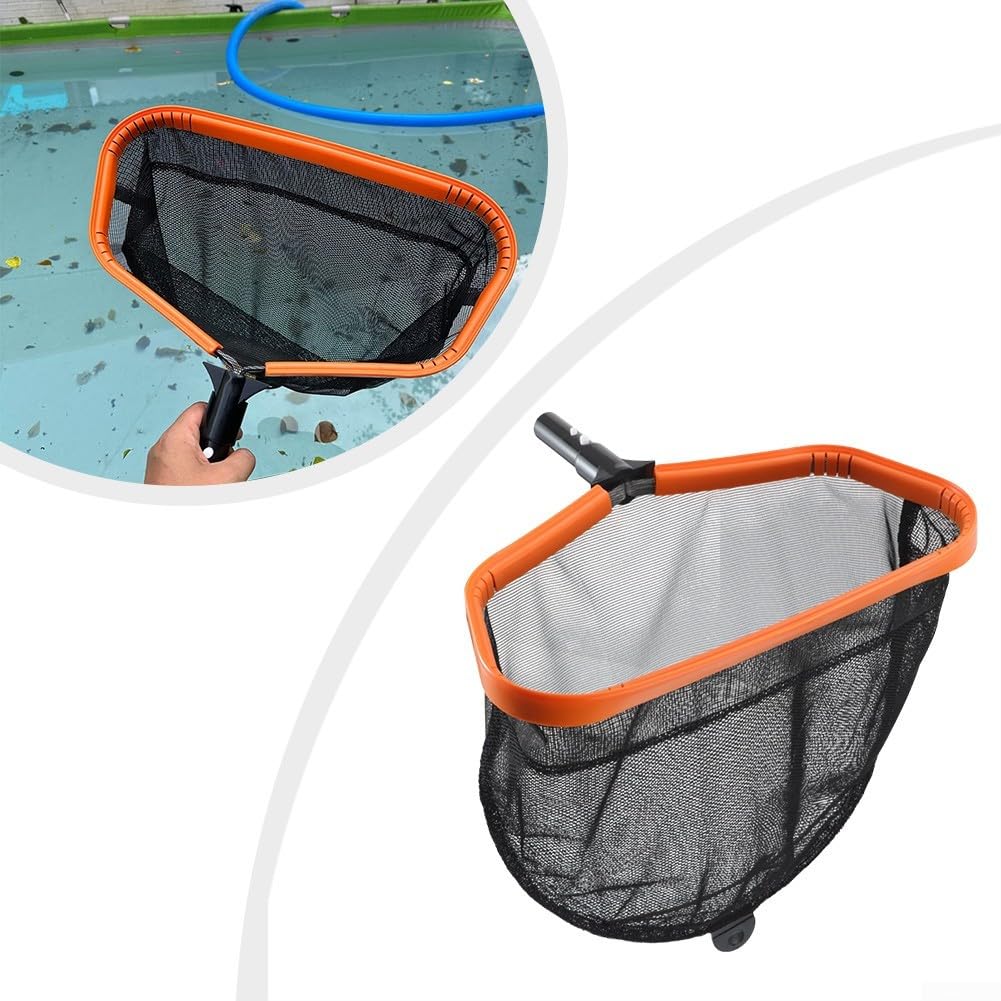Yuanpgky Épuisette de piscine avec double couche pour sac en maille ultra fine, cadre en aluminium de grande capacité pour un retrait efficace des débris des piscines, jacuzzis et