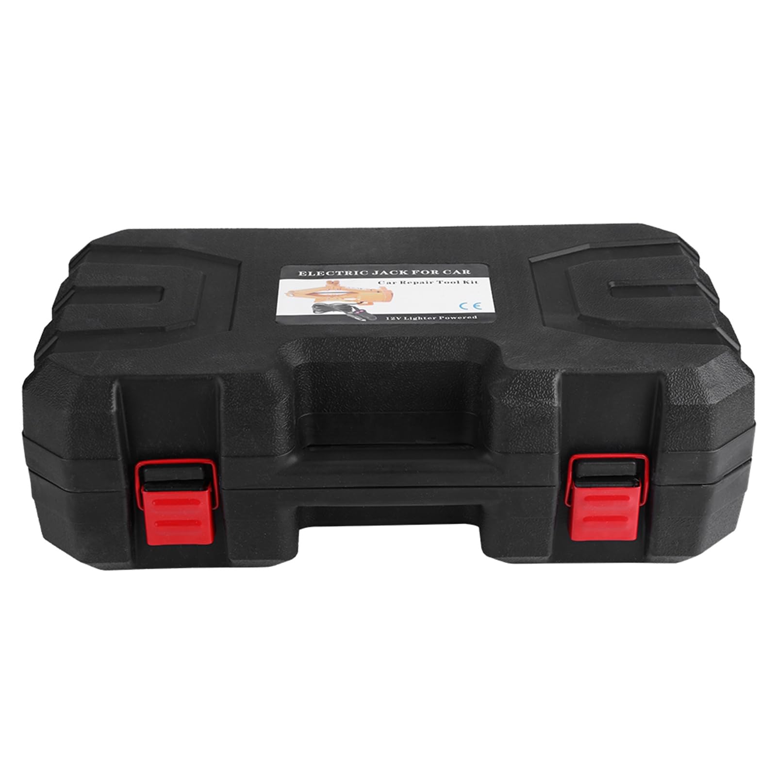 Elevador eléctrico portátil 12V 2T, Gato hidráulico automático 12-35cm para Coche y SUV, Kit de Emergencia con maletín, de Ruedas rápido y Seguro en Carretera
