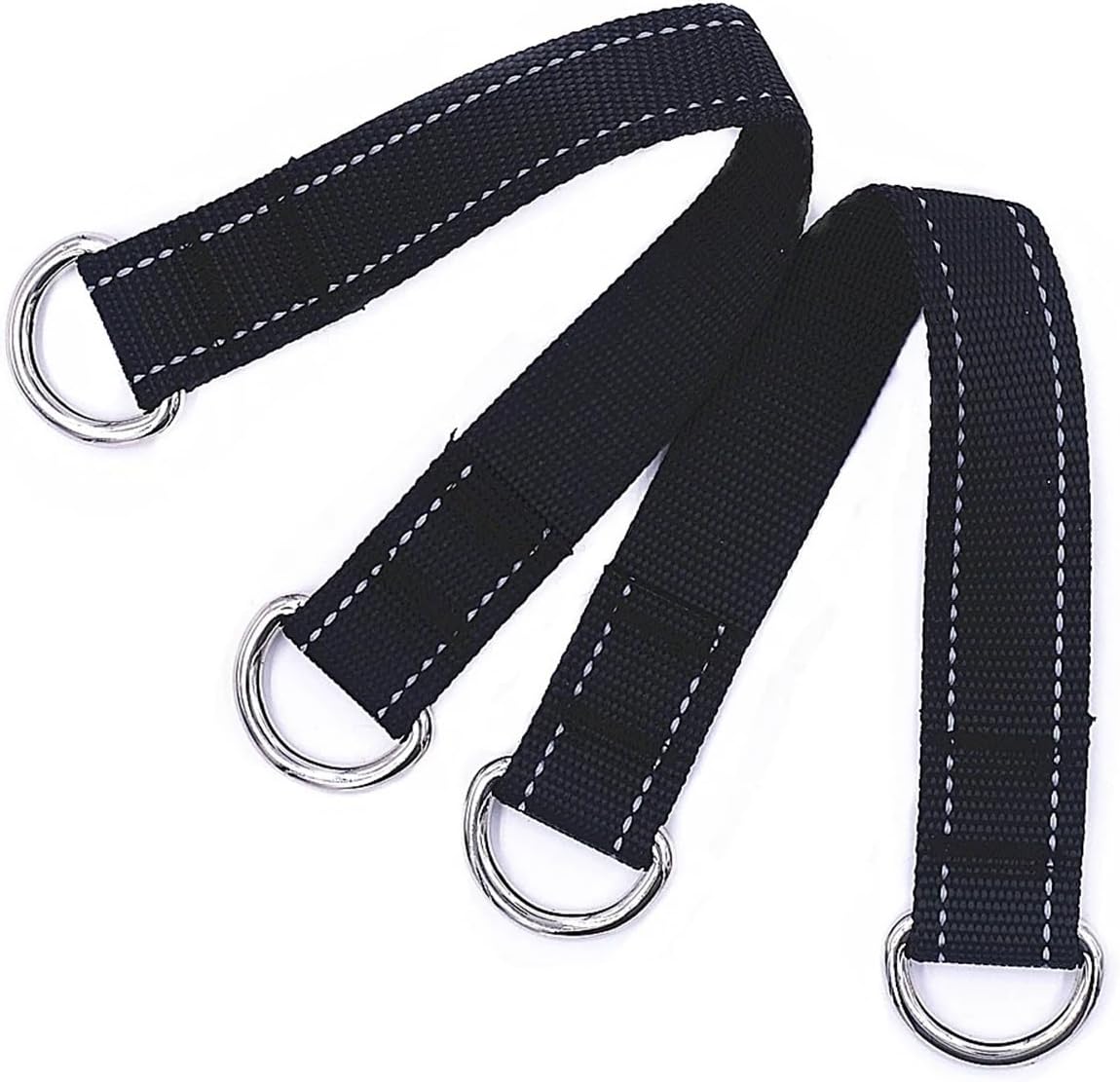 Tree Swing Straps 10pc Hanging Kit 24cm/9.4inches Heavy Duty for Outdoor Camping Hammocks Hangers Seat Plank