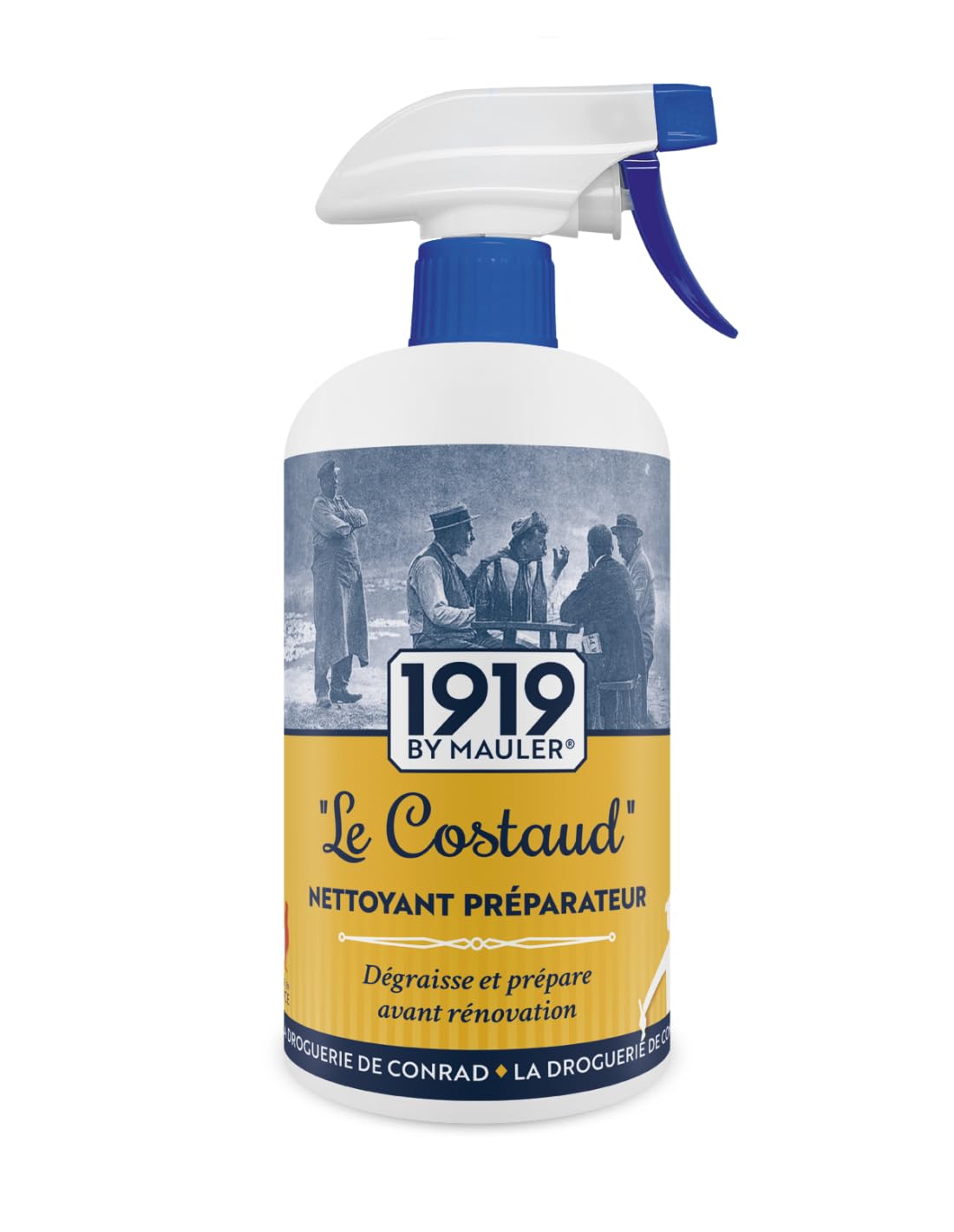 1919 by MAULER – Limpiador antes de pintura «Le Costaud» – 450 ml – Ultra desengrasante – Aumenta el agarre de la pintura