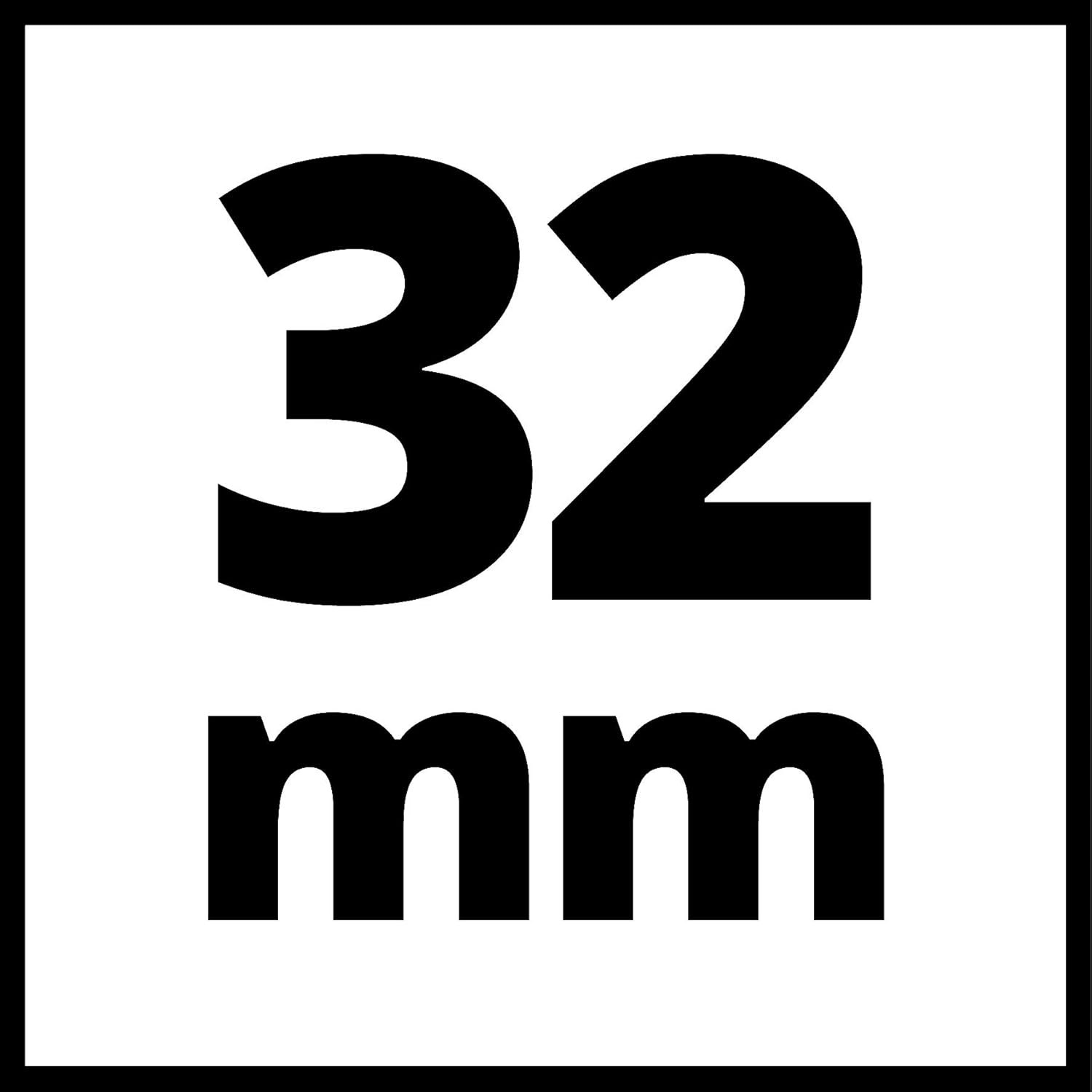 32 mm drilling capacity icon