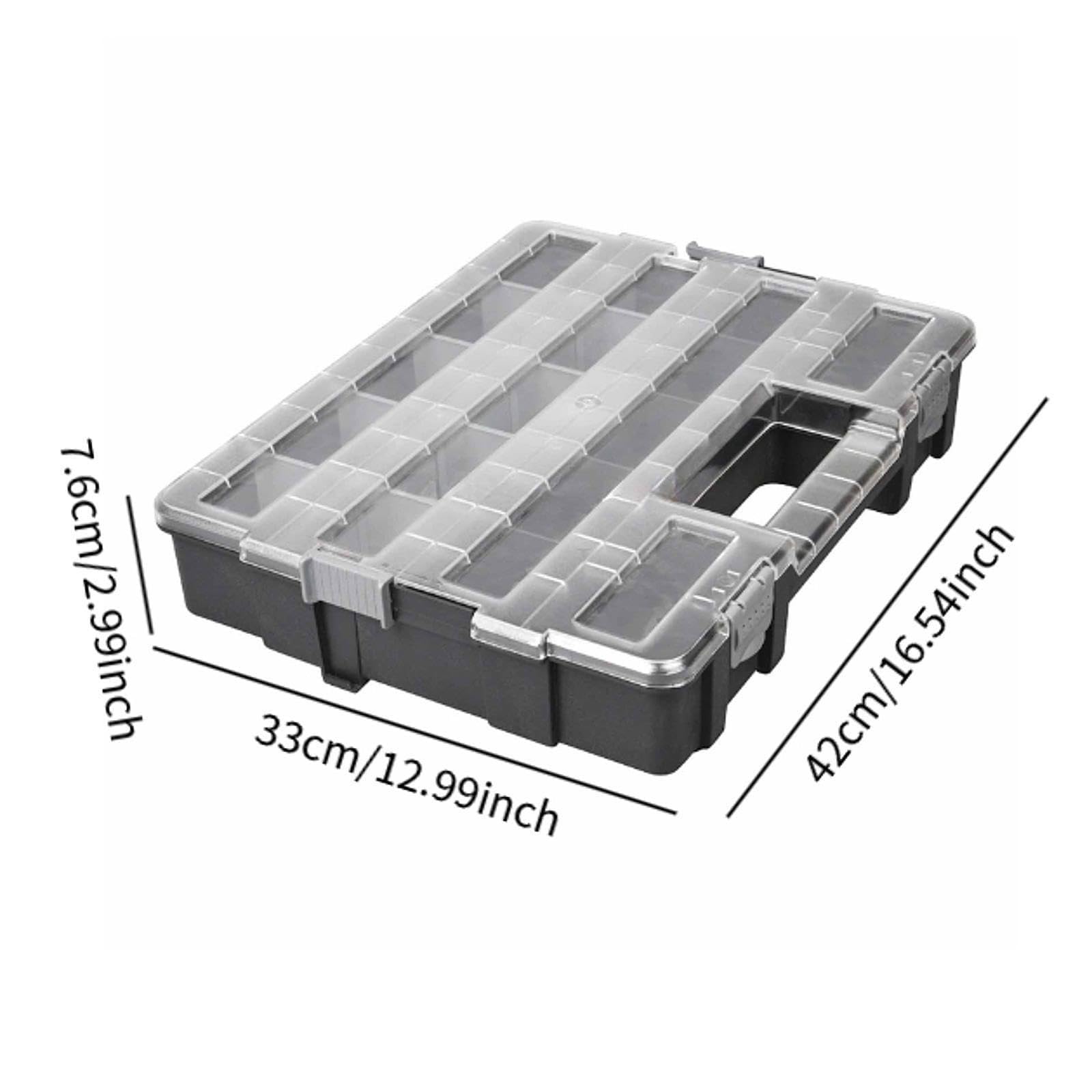 Piccoli pezzi Scatola Organizzazione Con Divisorio Rimovibile Hardware Stoccaggio Con Portatile Per Dadi Viti Viti Strumento Portatile Con Scomparto Regolabile