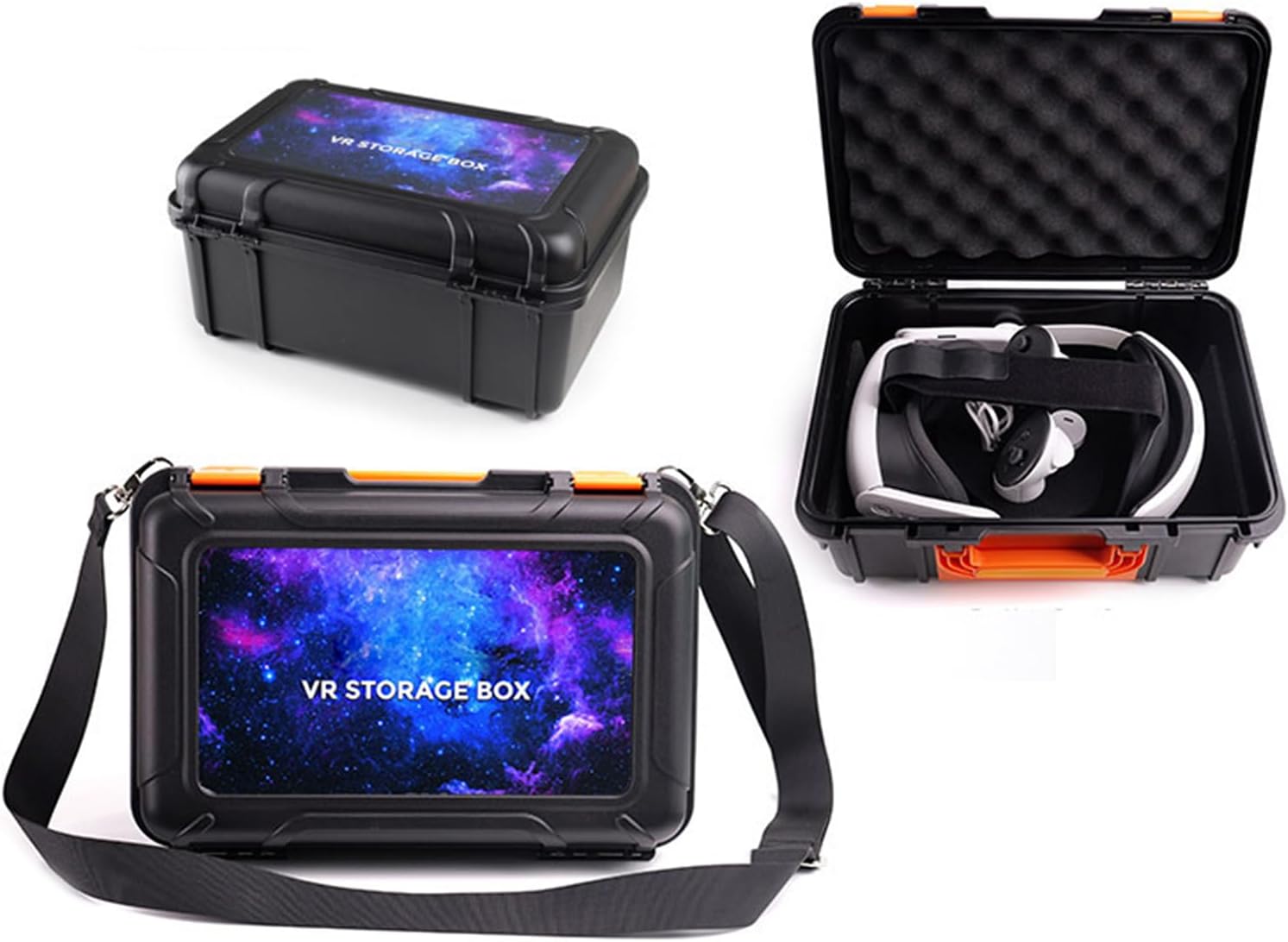 ハードキャリングケース 3 S ヘッドセット仮想現実コントローラアクセサリー大型ポータブル保護バッグ旅行ホーム