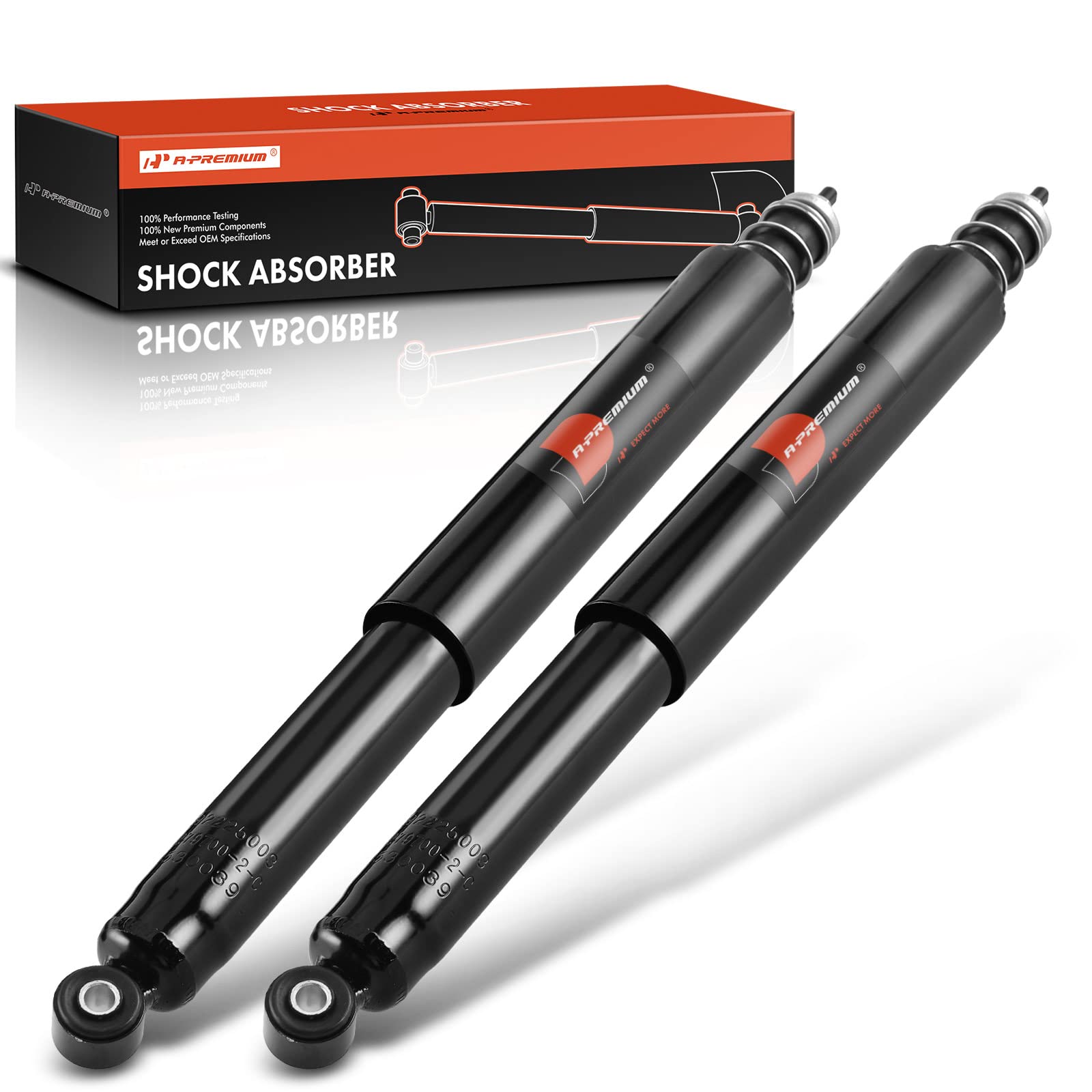A-Premium Front Shock Absorber Compatible with Land Rover Defender 90 1994 1995 1997, Drive and Passenger Side, 2-PC Set