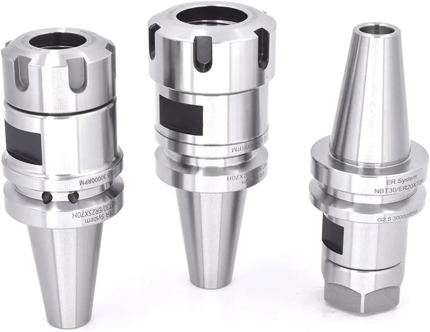 BT30 High Precision NBT30 Spindle Tools ER16 ER20 ER25 ER32 Handle Tool Holder Collet Chuck CNC Machine Part(NBT30-ER25-60L)