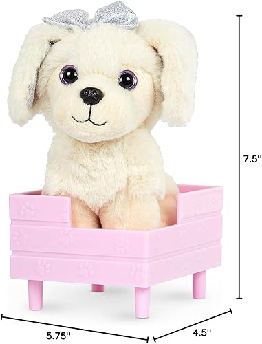 Miniatura 8 de Glitter Girls Zeke - Animal de peluche Golden Retriever de 6 pulgadas - Patas posables - Accesorios de muñeca de 14 pulgadas para niños a partir de