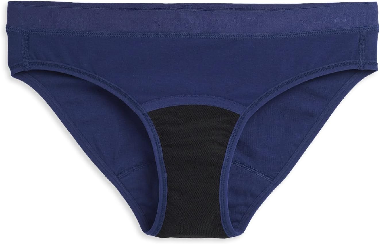 TomboyX Cotton Underwear, Leakproof Low Rise Underwear for Women and Teens, Reusable, Soft, Comfortable, Breathable