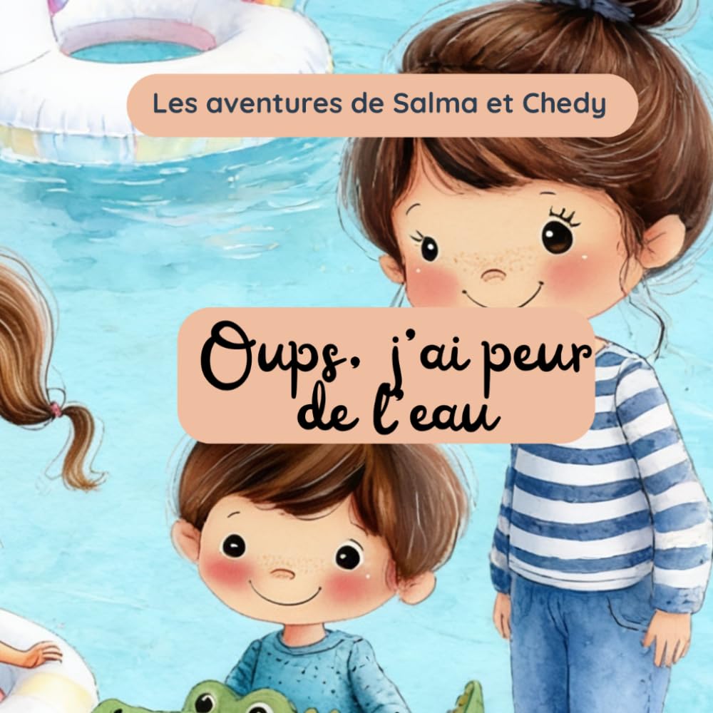 Oups, j'ai peur de l'eau: Une histoire rassurante pour apprivoiser la piscine, la mer et le bain - Les aventures de Salma et Chedy