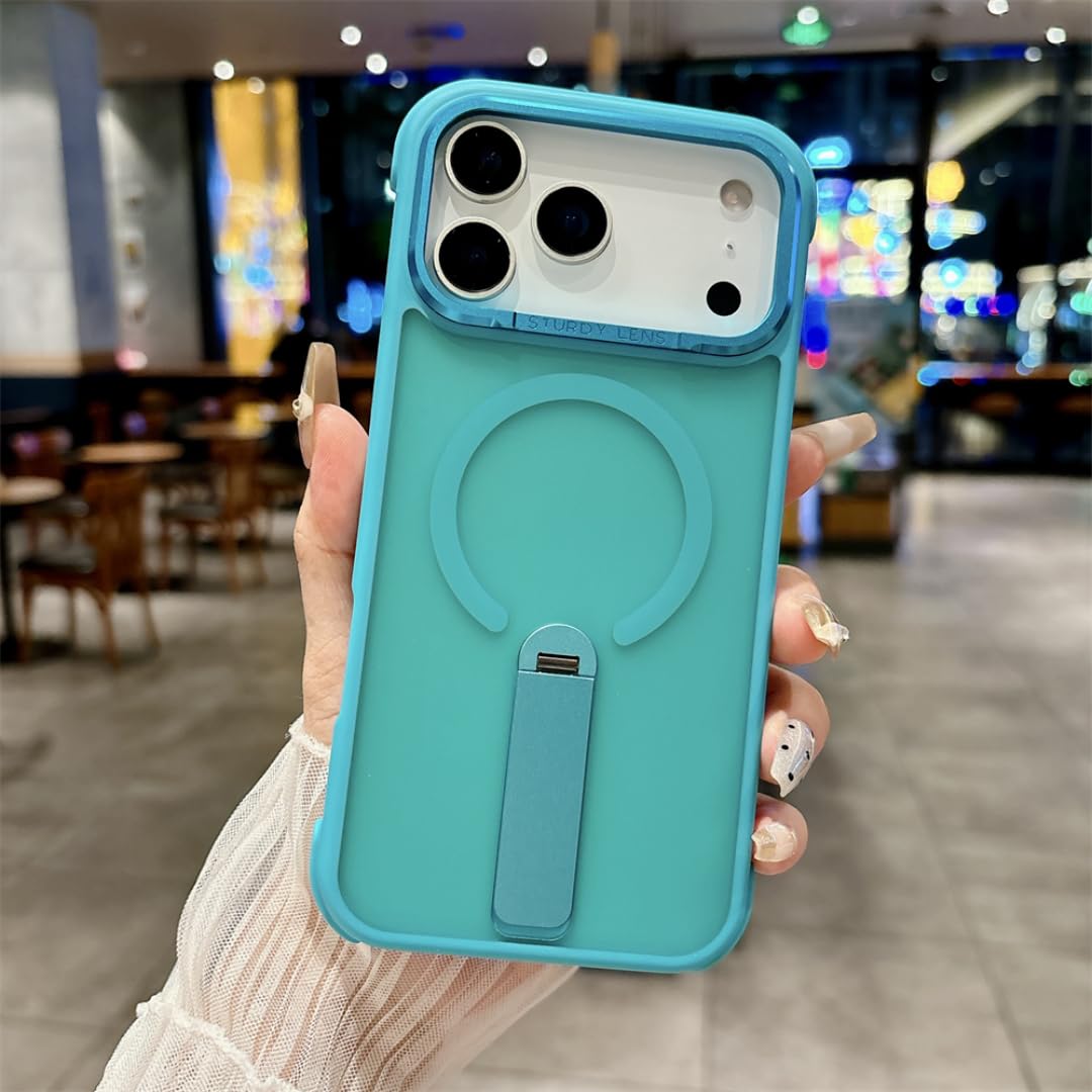 Coque en alliage iPhone 16 Pro Max protection premium bleu mat - 7