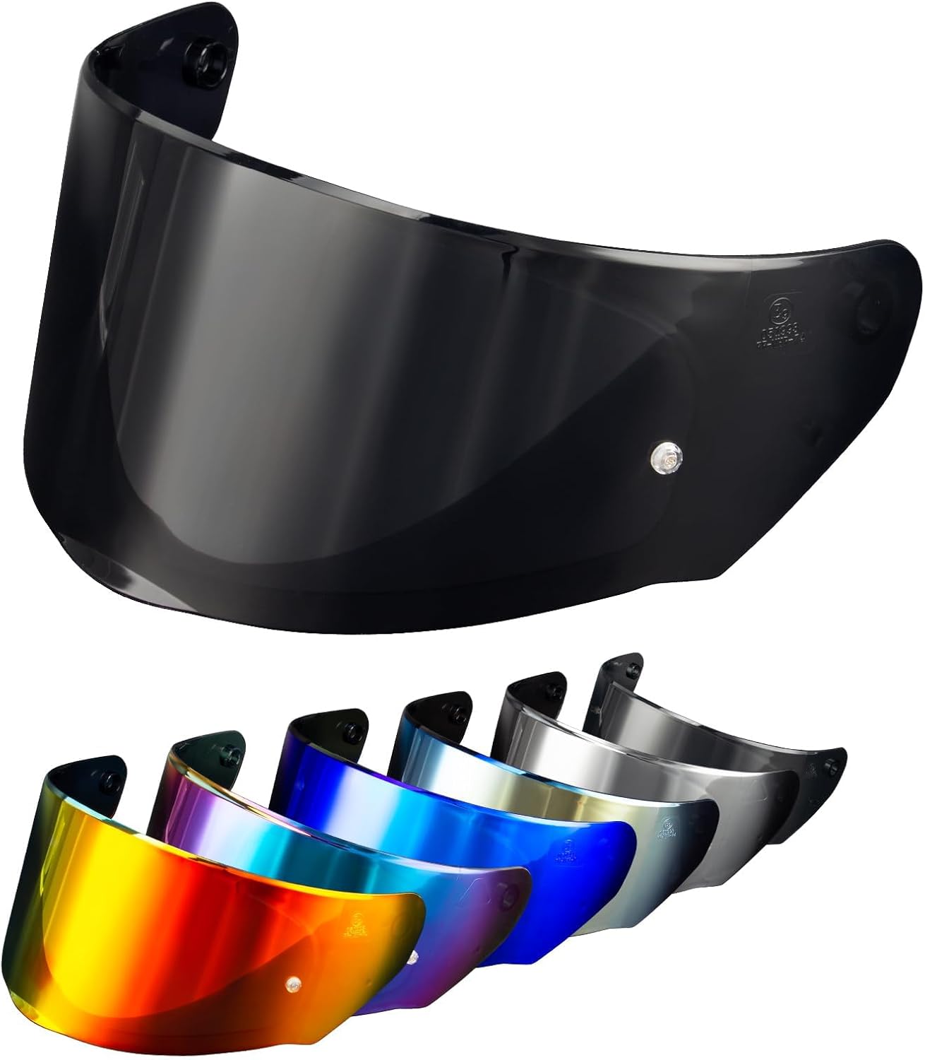 PSLER Assault Rapid Helmet Visor - Motorcycle Helmet Face Shield Accessories Replacement for Assault Rapid FF320 FF353 FF328 FF800,Dark Black