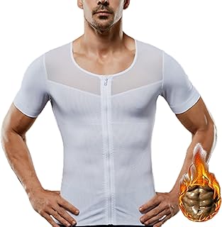 Gynecomastia Infrared Compression T-Shirt, Mens Shaper Slimming Compression Shirt, Men's Gynecomastia Compression Shaper Slimming Vest