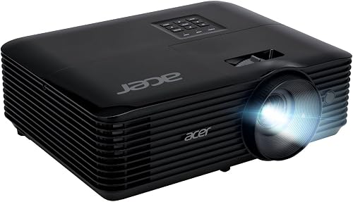 Acer X1328Wi DLP WXGA 5000 Lumens Wireless Projector, Black