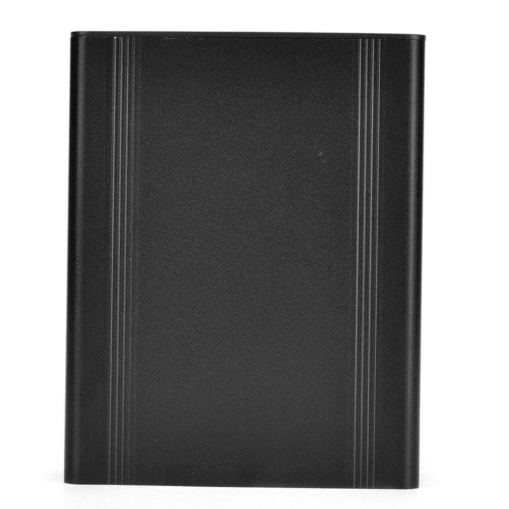 Aluminum Alloy Project Box DIY Enclosure Electronic Case Aluminum Alloy Cooling Box 1.5 x 3.46 x 4.33in Black