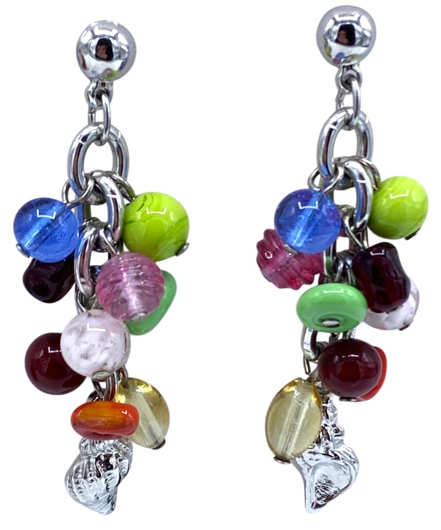 Orecchini Donna Antica Murrina Veneziana In Vetro di Murano Made in Italia OV310