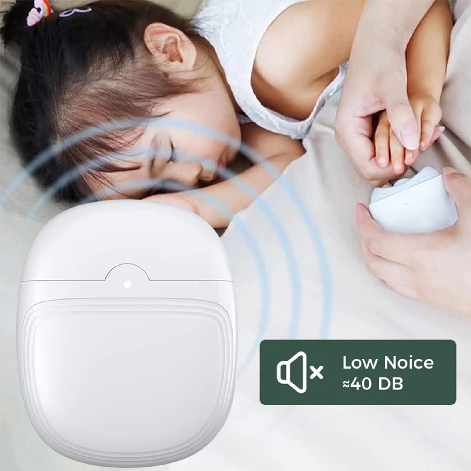 Cortaúñas totalmente automático, cortador de uñas 2 en 1, afilador de uñas con luz y 2 velocidades, recortador de uñas recargable con almacenamiento de restos de uñas para bebés, niños, adultos (2