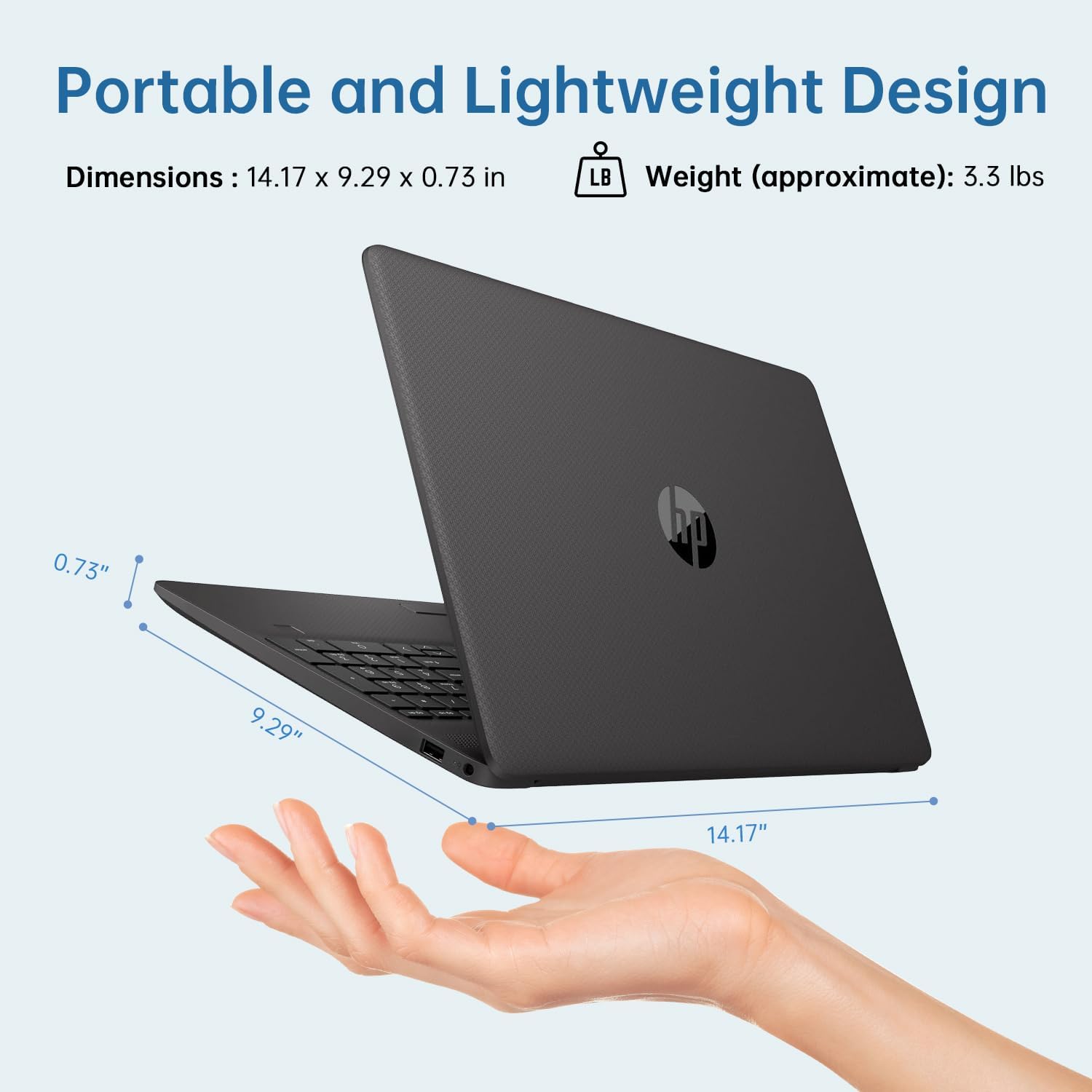 HP 15.6 inch Business Laptop with Microsoft Office Lifetime, AMD Ryzen 7 7730U(Beat i7-1255U), 32GB RAM, 1TB SSD, 15.6" FHD Display, Numeric Keypad, USB-C, Windows 11 Pro