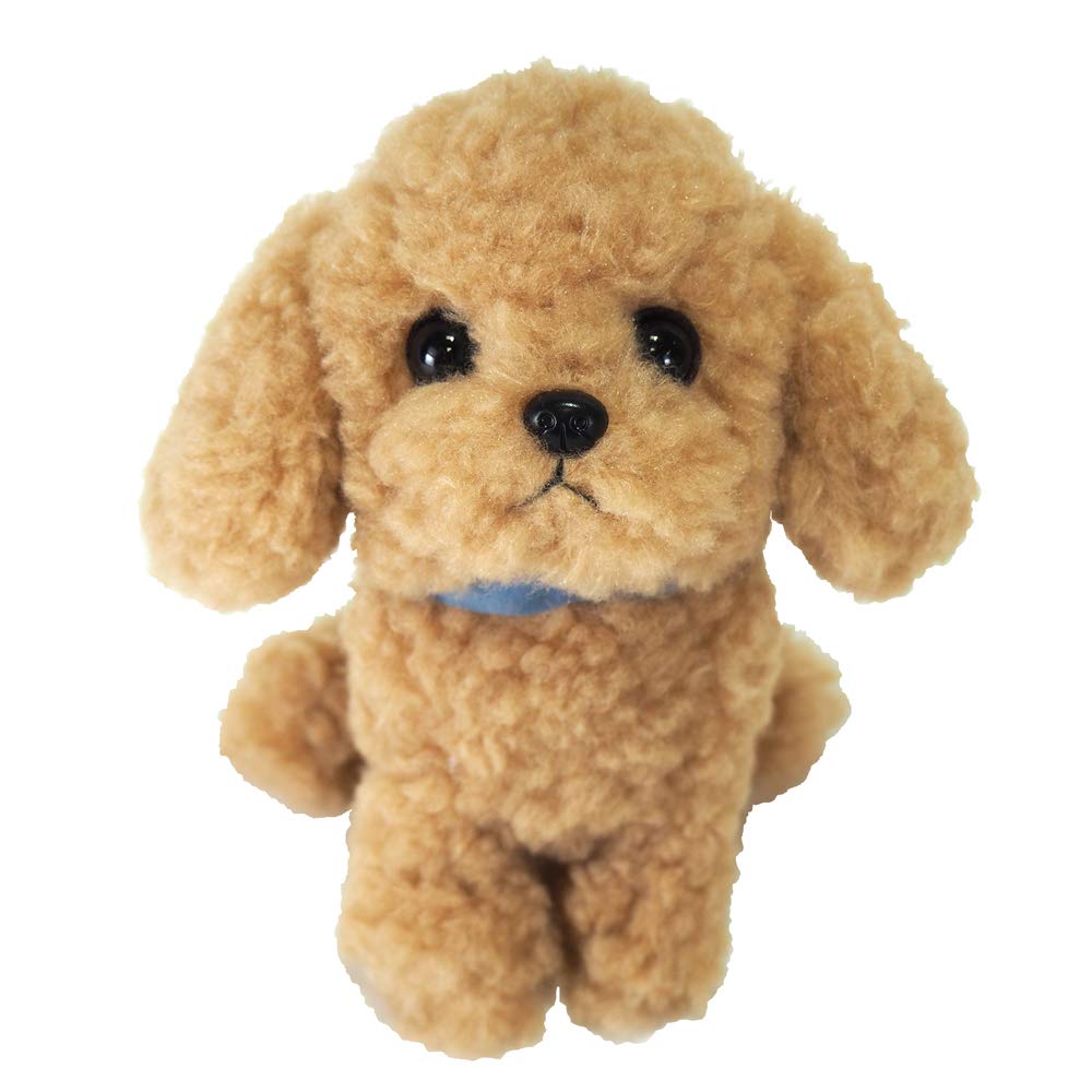 Sun Lemon Pups! Toy Poodle Beige Plush Stuffed Dog Small 5.9in Japan