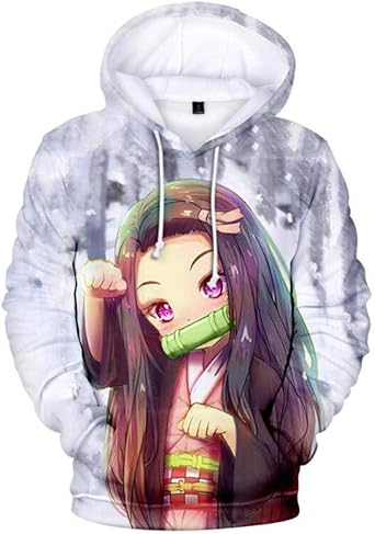 Amazon.com: Demon Slayer Hoodie Cosplay Clothes 3D Print Manga Unisex