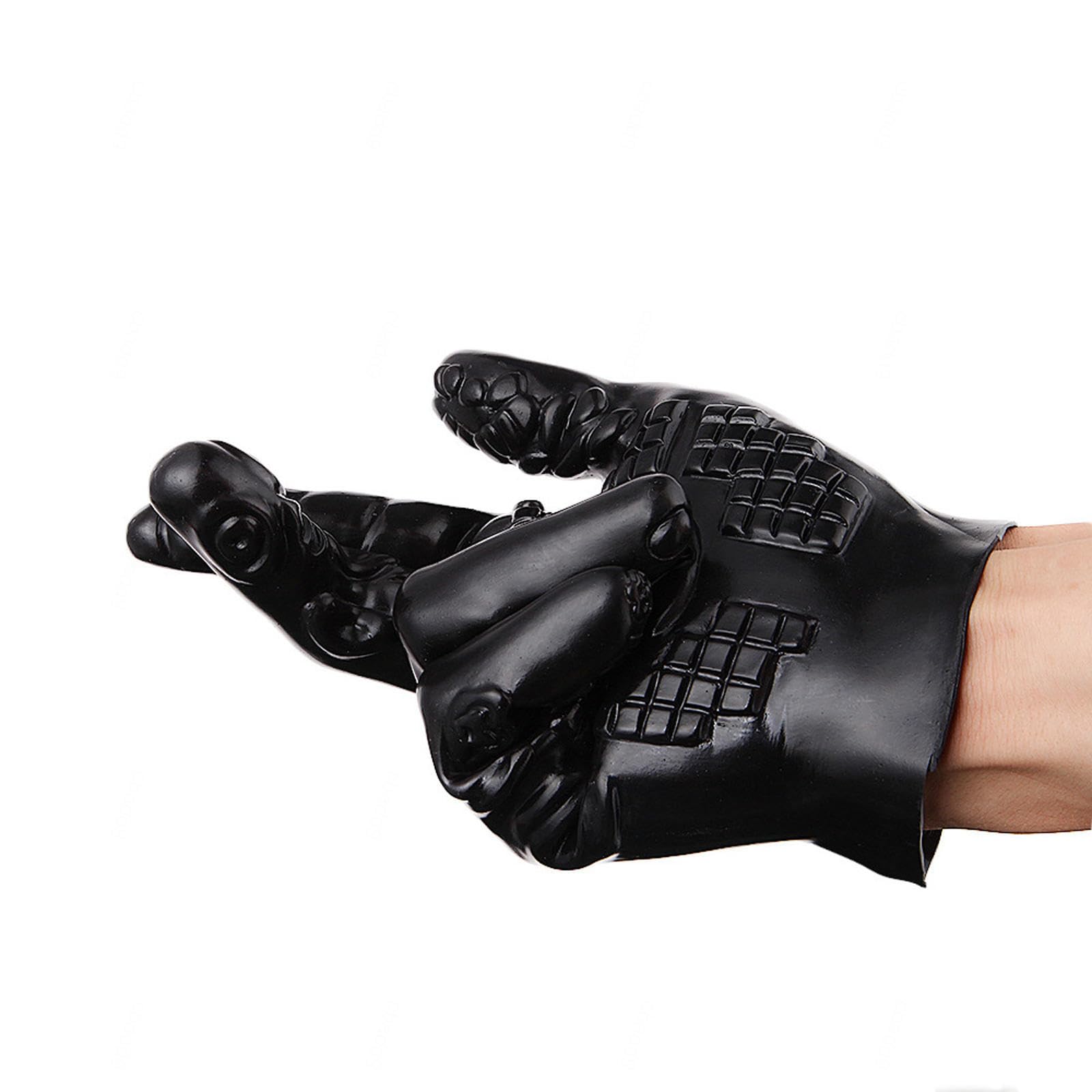 Outils de Massage pour Hommes et Femmes Gants de Massage Mitaines Ripstop Sailor Gloves,Black