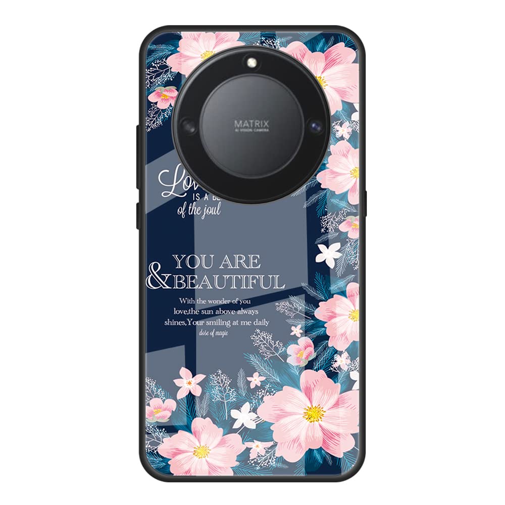 Handyhülle Für Honor Magic 6 Lite 5G / X9b - Sternenhimmel Design Mit 9H Glas & Stoßfestem TPU
