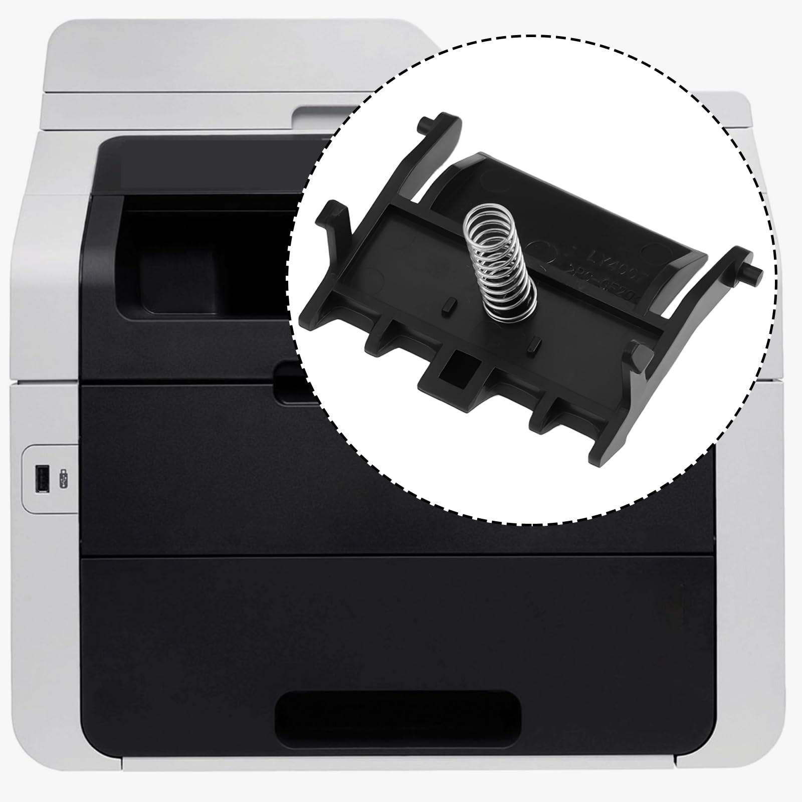 Kit Rullo Di Prelievo Alimentazione Carta Cassetto LY7418001 Compatibile Con Brother MFC-9130 MFC-9140 MFC-9330 HL-3140