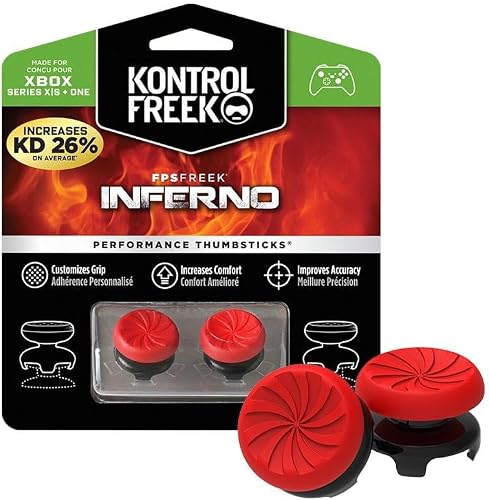 KontrolFreek FPS Freek Inferno Performance Thumbsticks for Nintendo Switch Pro Controller