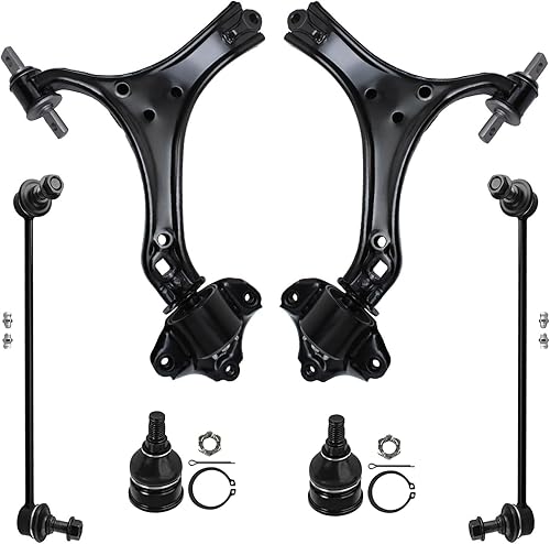 Miniatura 41 de Detroit Axle - Kit de suspensión delantera RWD para Chrysler 300 Dodge Charger Challenger Magnum 2 brazos de control superior con rótulas 2 rótulas