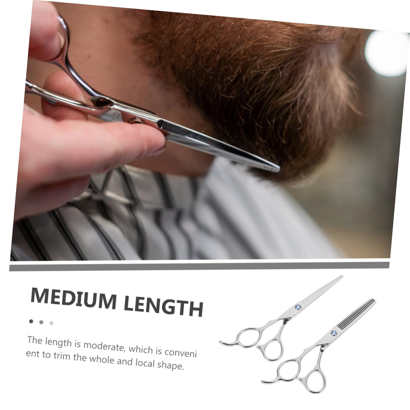2pièces Lot De Ciseaux De Coiffure Pour Gaucher Acier Inoxydable Outils De Coupe Plat Dents De Tondeuses Pour Cheveux