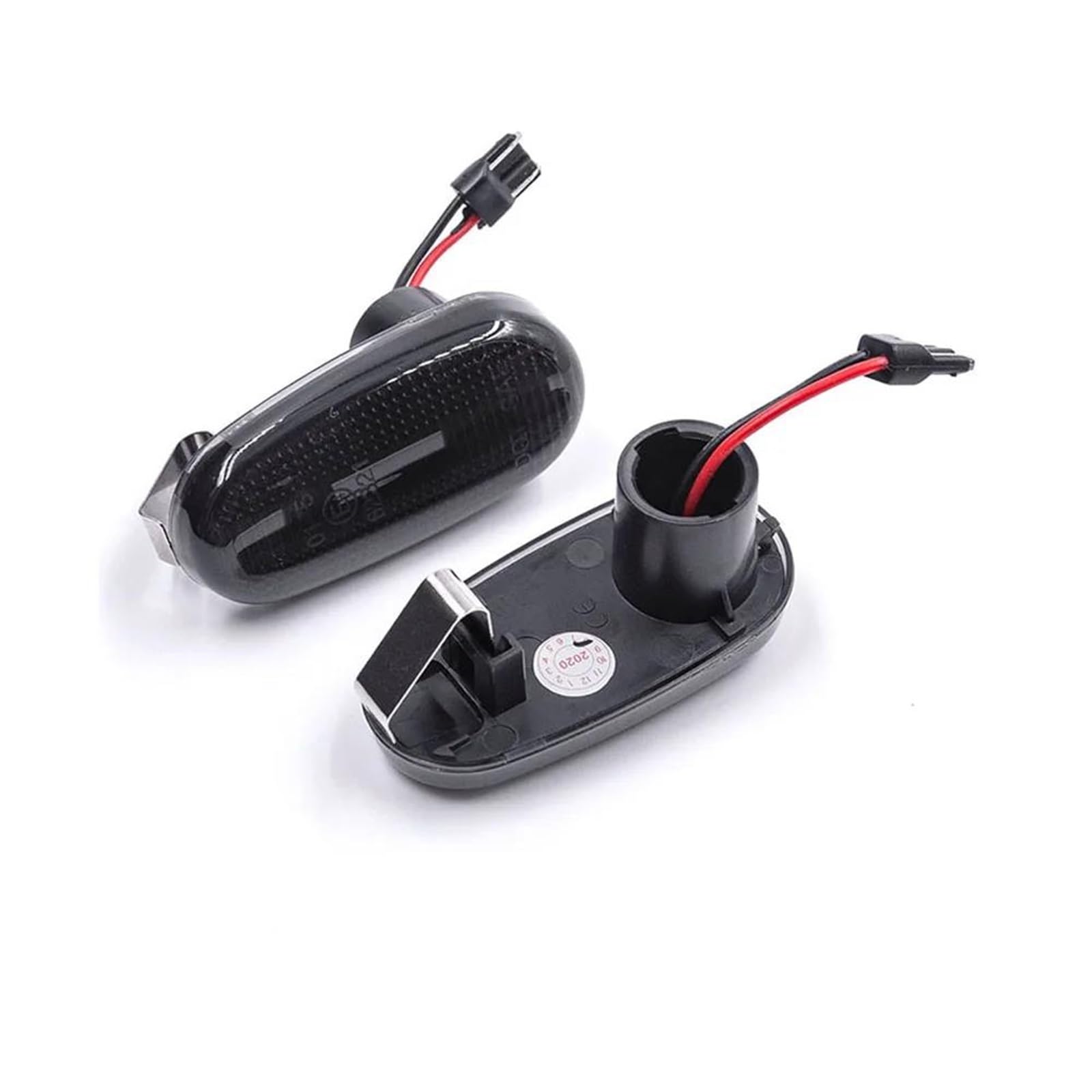 THRU Compatibile con Fiat per Bravo 198 2007-2014 Lente Affumicata Auto Indicatore Laterale Anteriore Luce Dinamica Ambra Indicatore di Direzione Lampada Indicatori Direzione luci