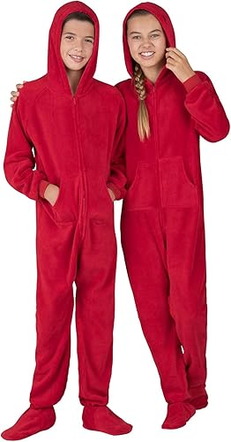 Footed Pajamas - Pijama de una pieza de chenilla para niños pequeños Enterizo de pijama de una pieza para niños y niñas Unisex