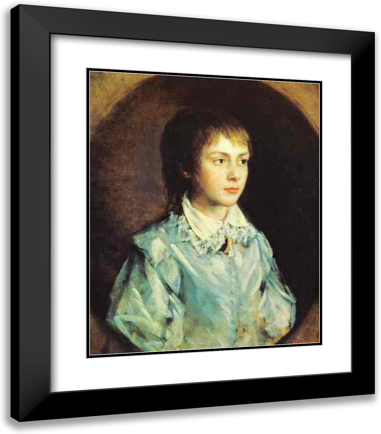 ArtDirect Gainsborough, Thomas 20x23 Gold Ornate Framed Art Print with Double Matting Titled: Edward Richard Gardiner