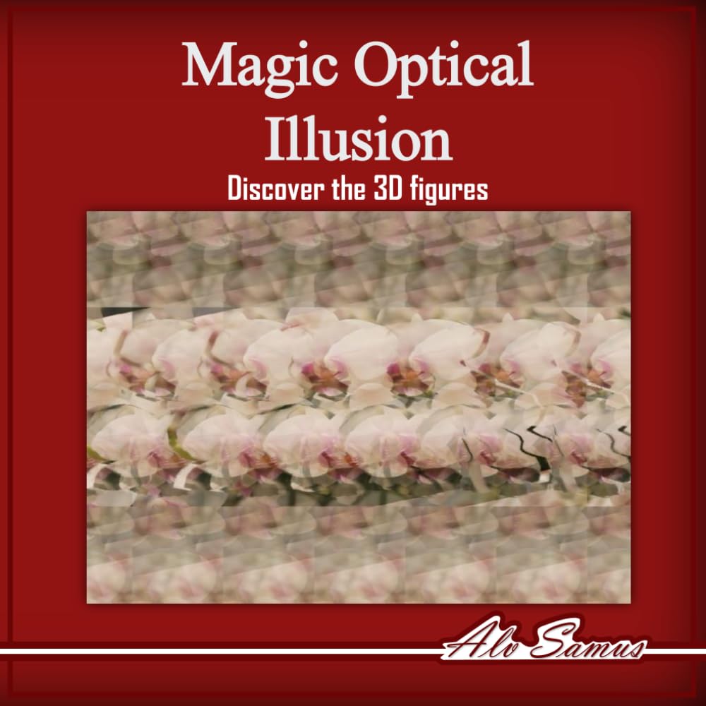 Magic Optical Illusion, Discover the 3D figures, Vol. 2: Use your Magic Eyes and see beautiful 3D figures, improve your vision. (Magic Stereogram for everybody)