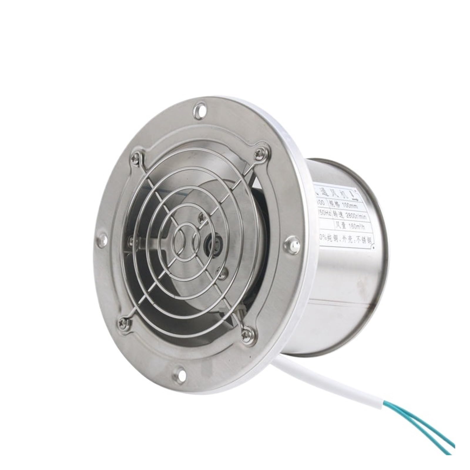 Ventilateur d'extraction de 4 pouces pour éliminer l'humidité