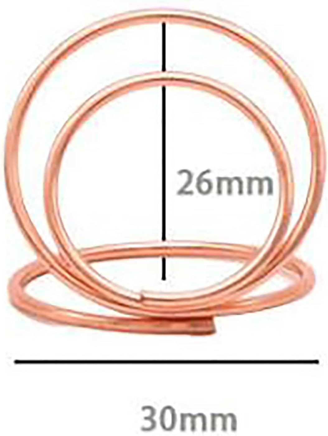 プレースカードホルダー クリエイティブ名刺ホルダーラウンドデスクトップ装飾写真クリップ付箋メッセージクリップ結婚式のシートクリップ