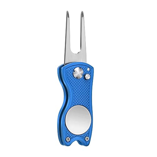 Mile High Life Golf Divot Repair Tool, All Metal Foldable