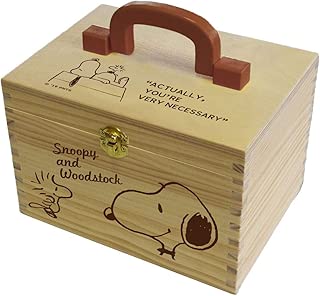 SNOOPY 収納箱 (スヌーピー&ウッドストック)