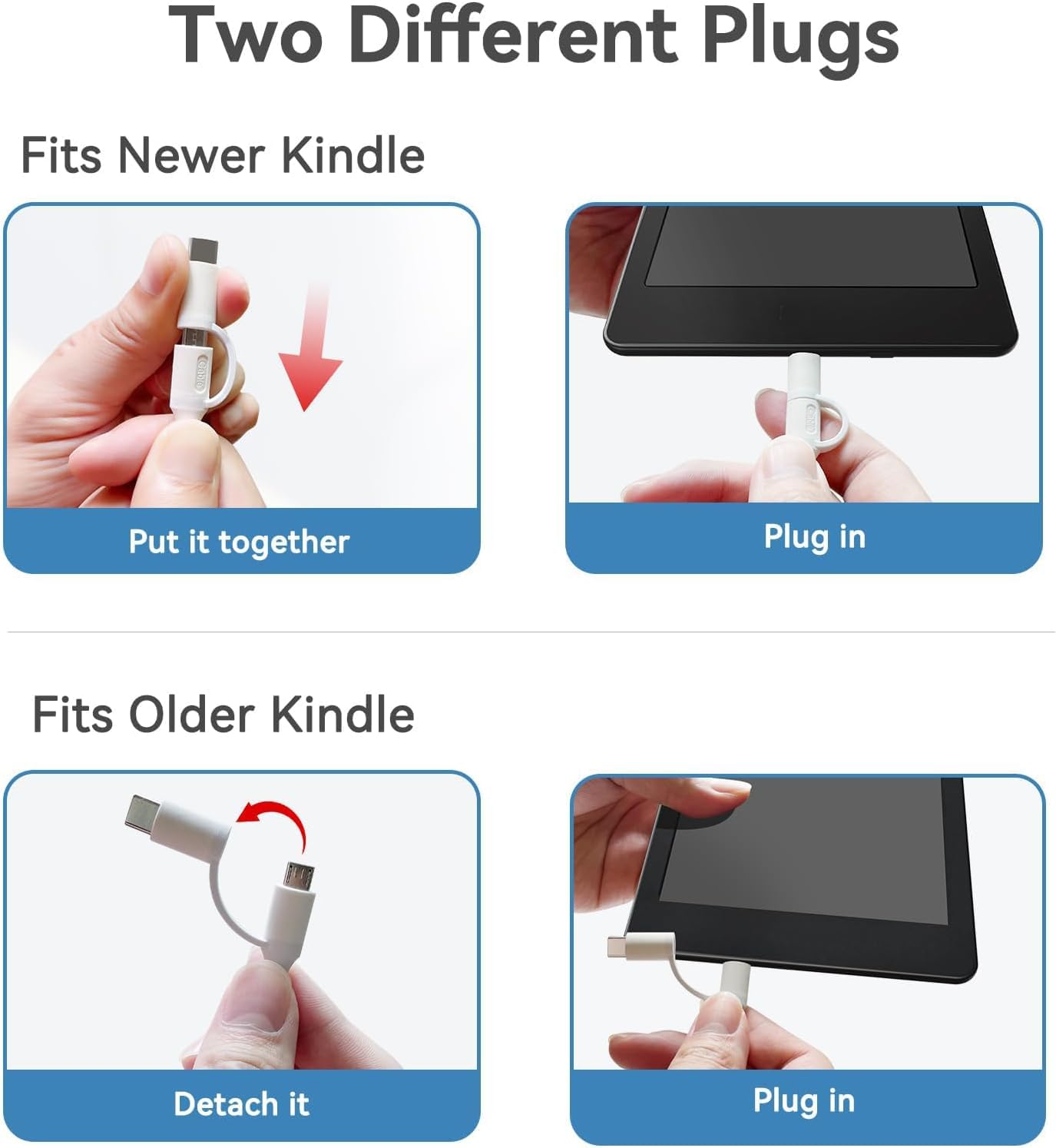 Amazon Kindle 11世代 + USBケーブル Amazon.com: USB-C Charge Cable Cord Wire for 2021 & Newer