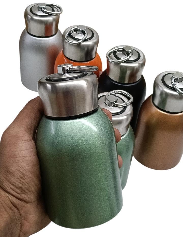 Image of Premium 250ml Mini Insulated Bottle Portable Stainless Steel Hot & Cold Bottle