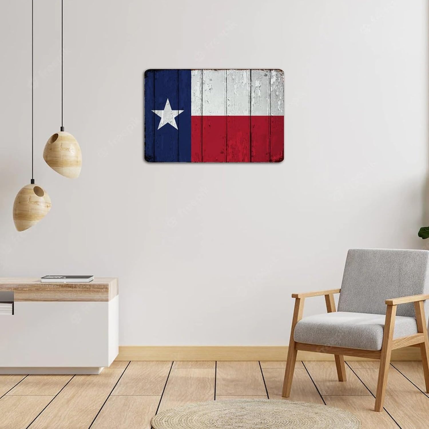 Autravelco Texas Country Metal Signs Rustic Cabin Signs State Pride Patriotic Flag Wall Decorations Tin Signs for Fence Garden Lounge 12x18 Inch