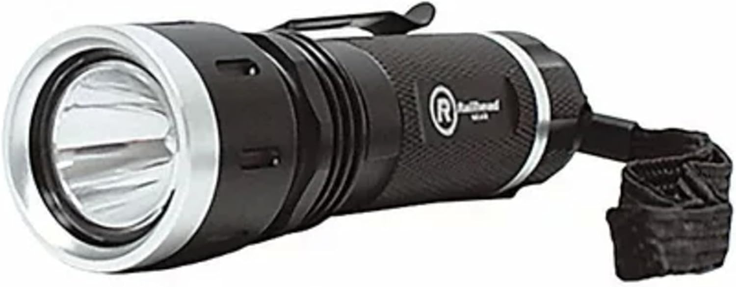 Railhead - KE-FL68-4.70L x 1.30Dia 3AAA Black LED Weather Resistant Tactical Flashlight