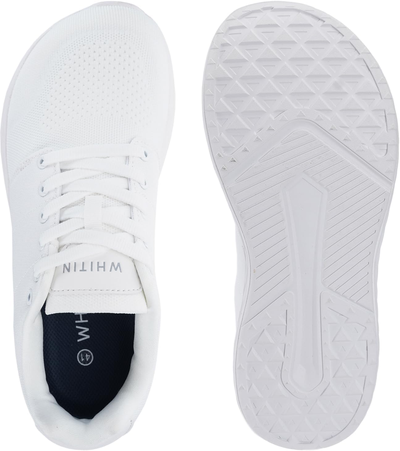 WHITIN Men's Wide Toe Box Walking Shoes + Zero Drop with Non-Slip Rubber Outsole - Image 5