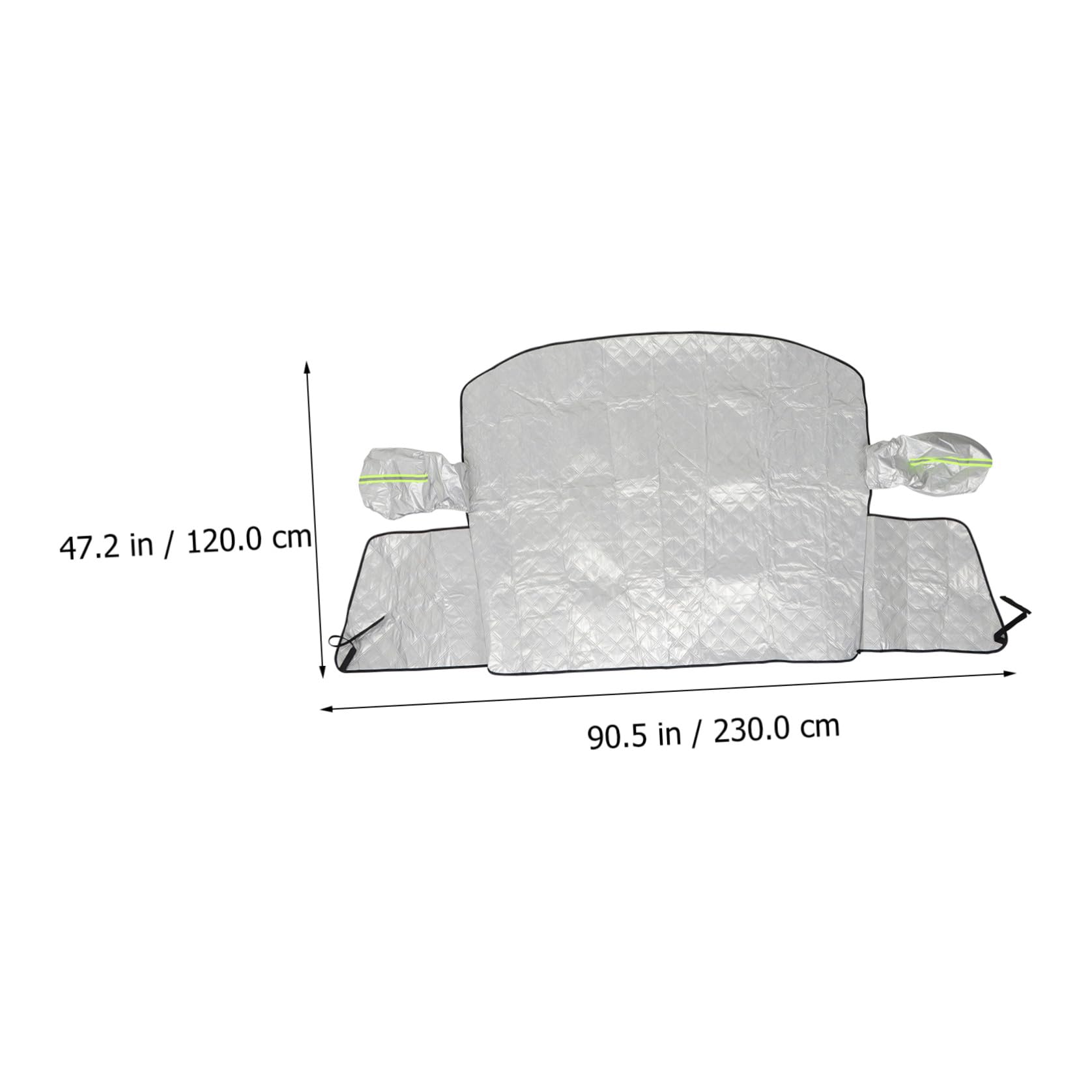 INOOMP Parasole per Auto in Materiale Portatile Protegge da Sole Neve e Ghiaccio per Finestrini Auto e Veicoli
