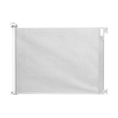Miniatura 4 de Perma Child Safety Puerta retráctil para bebés para interiores y exteriores, 38.6 pulgadas de alto que se extiende hasta 79 pulgadas de ancho